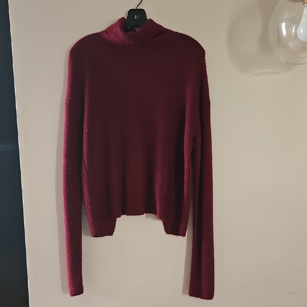 Lovers + Friends | Burgundy Turtleneck Sweater